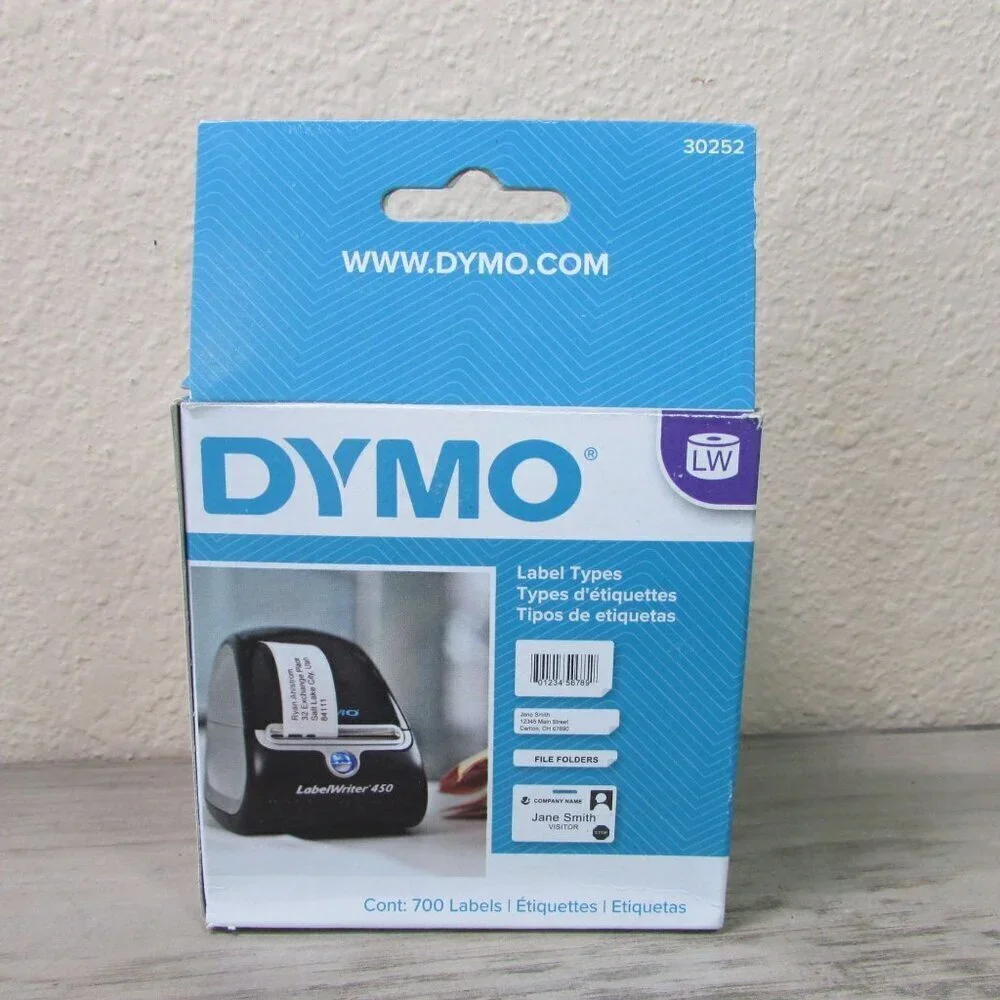 DYMO White Address Labels 700 ct 1 1/8